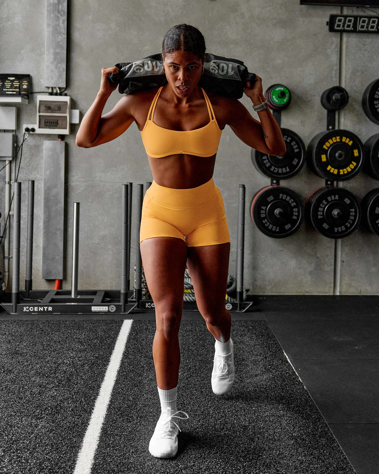 Interstellar Sports Bra - Warm Apricot