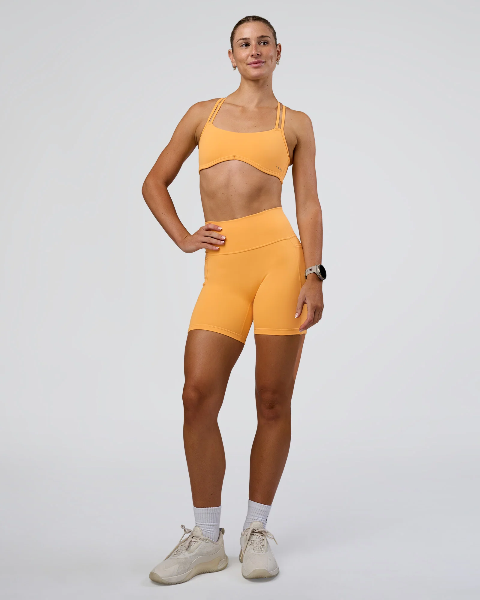 Interstellar Sports Bra - Warm Apricot