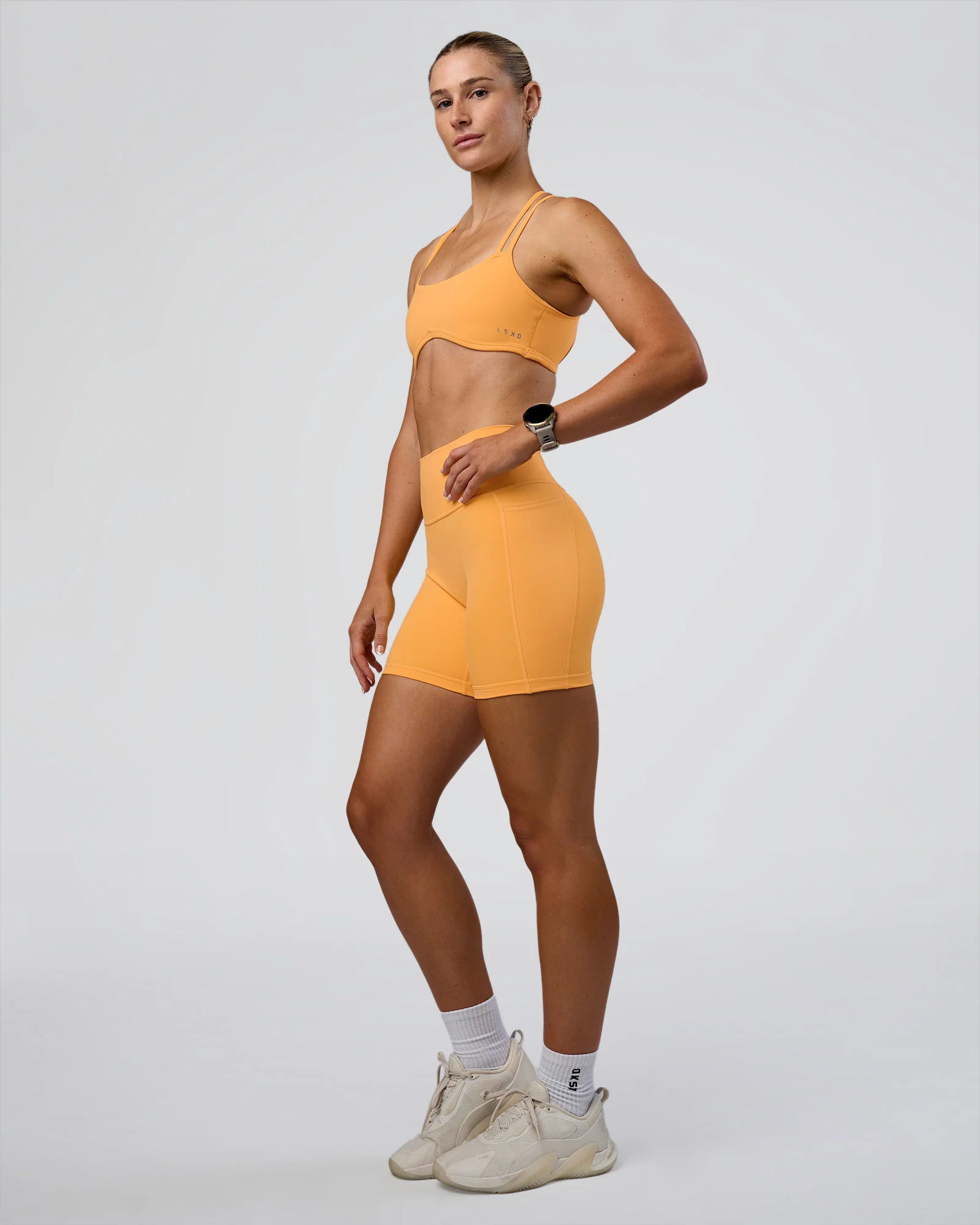 Interstellar Sports Bra - Warm Apricot