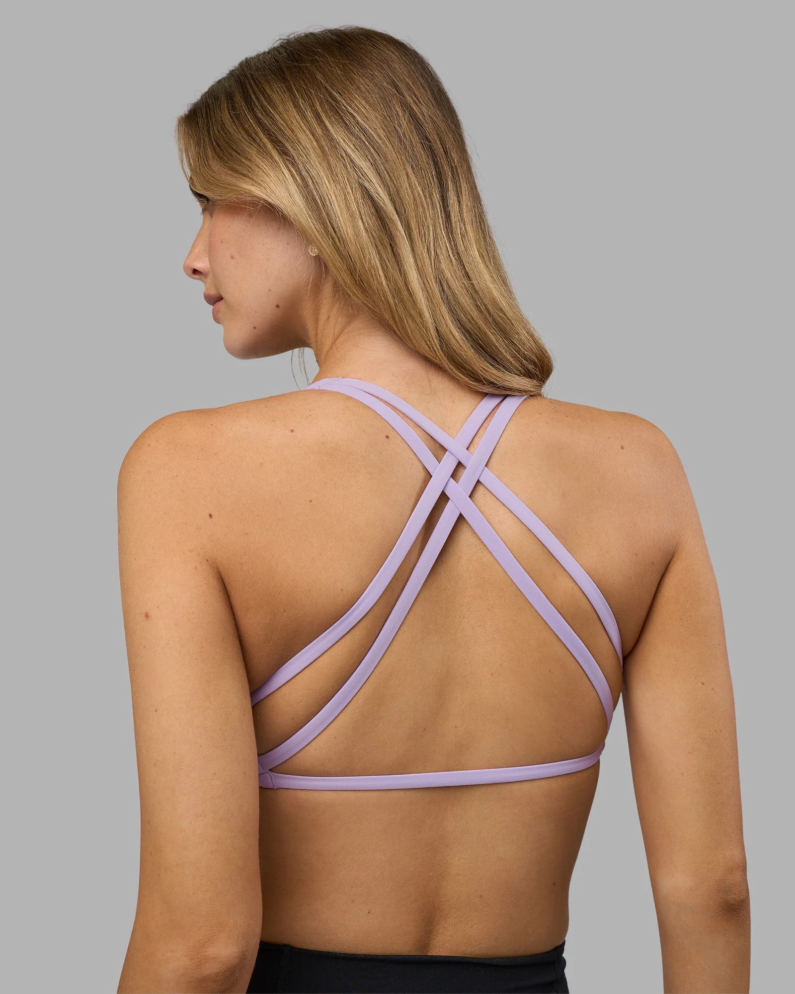 Aspire Twist Sports Bra - Pale Lilac