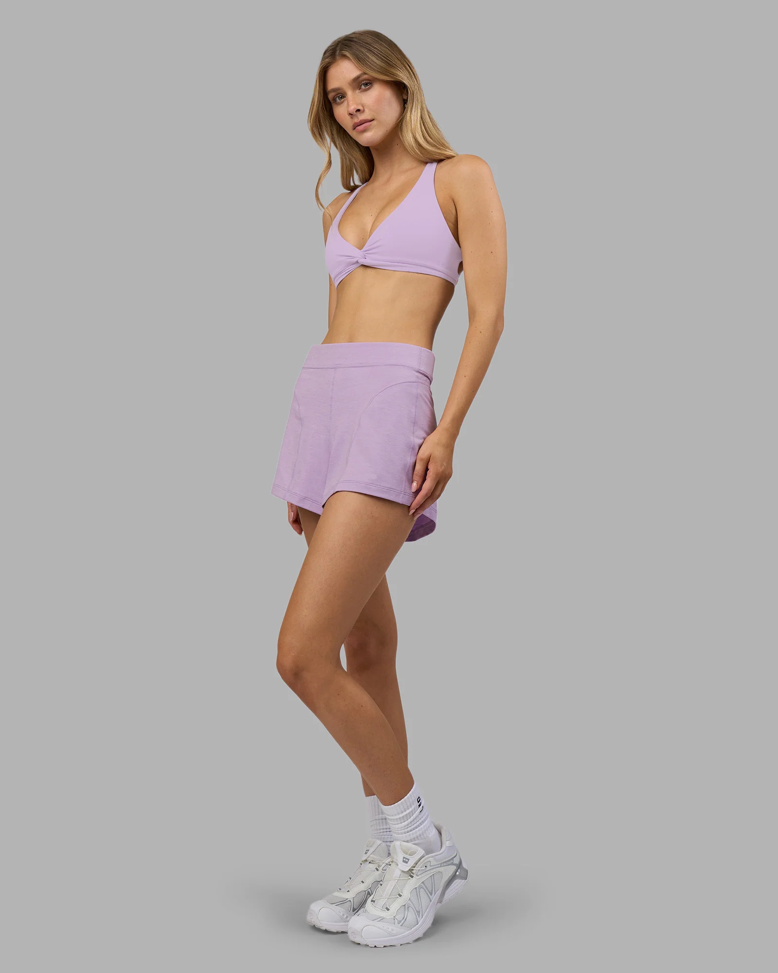 Aspire Twist Sports Bra - Pale Lilac