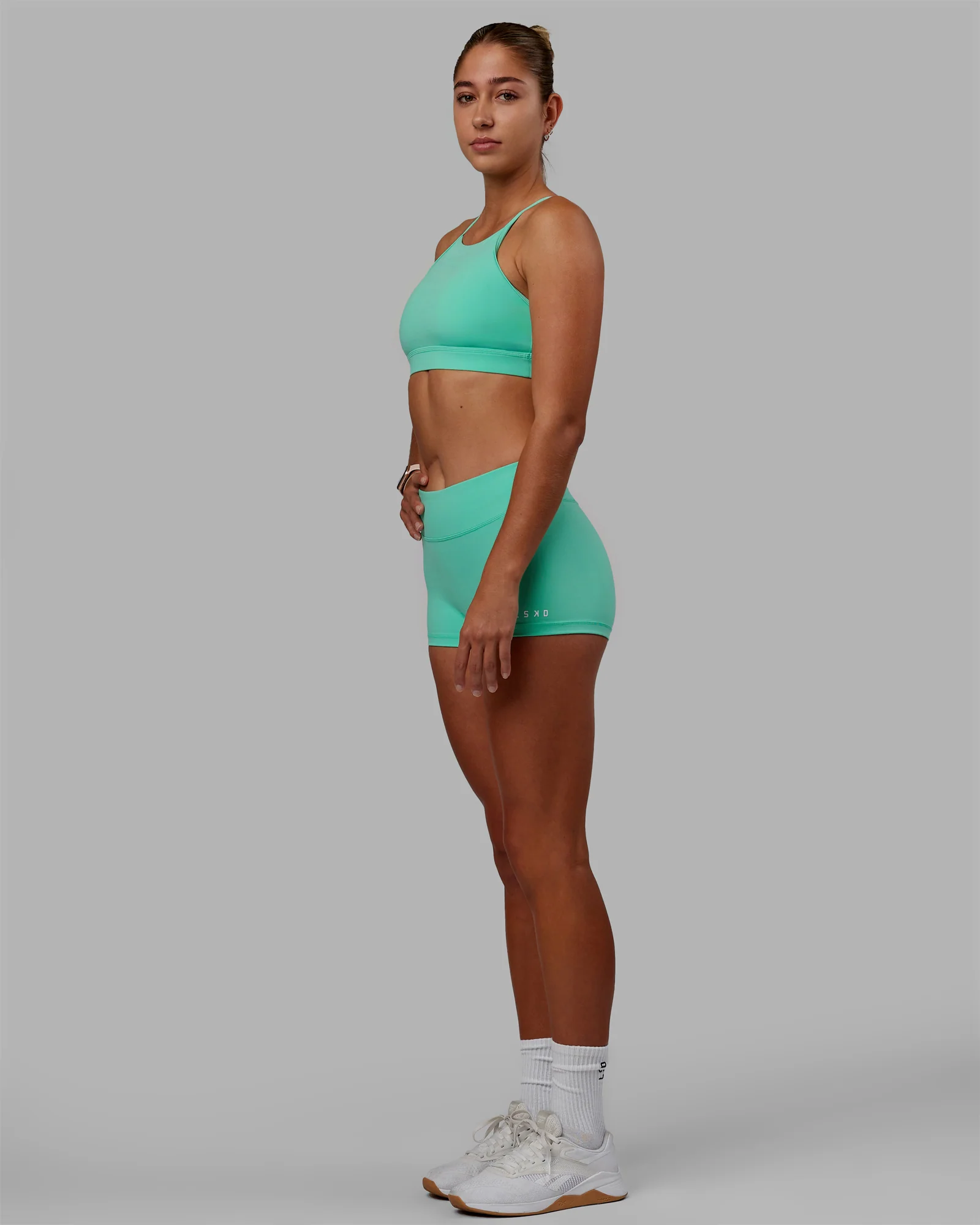 Lift High Neck Sports Bra - Cockatoo 5 Lift High Neck Sports Bra - Cockatoo