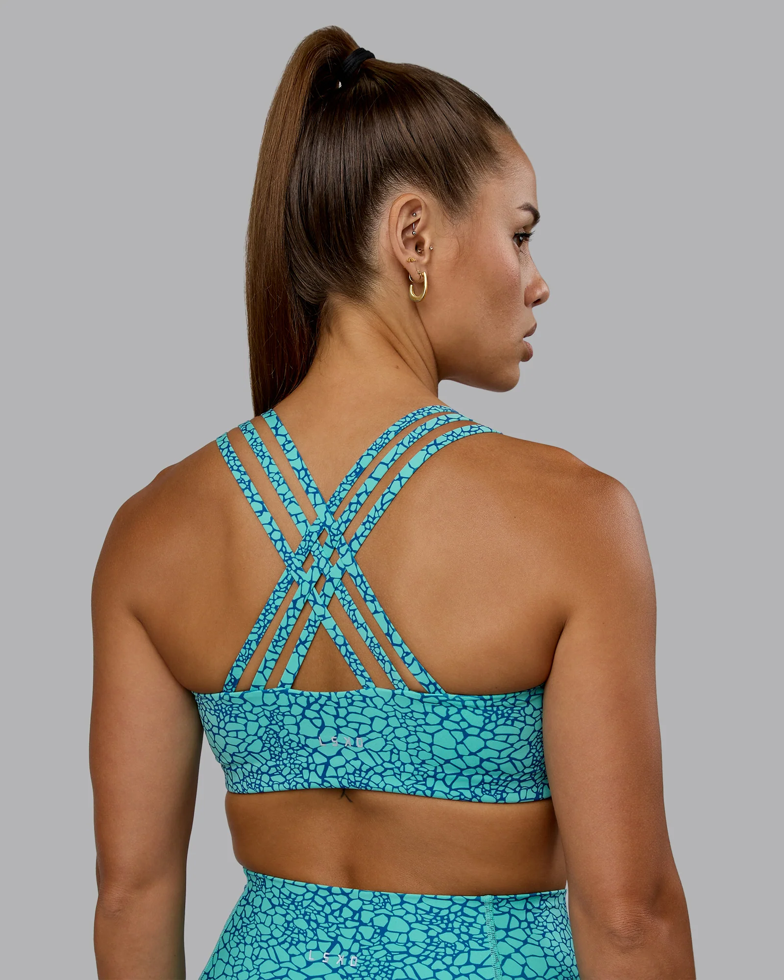 Push The Limit Bra - Aquatic Awe Vitality Print 1 Push The Limit Bra - Aquatic Awe Vitality Print
