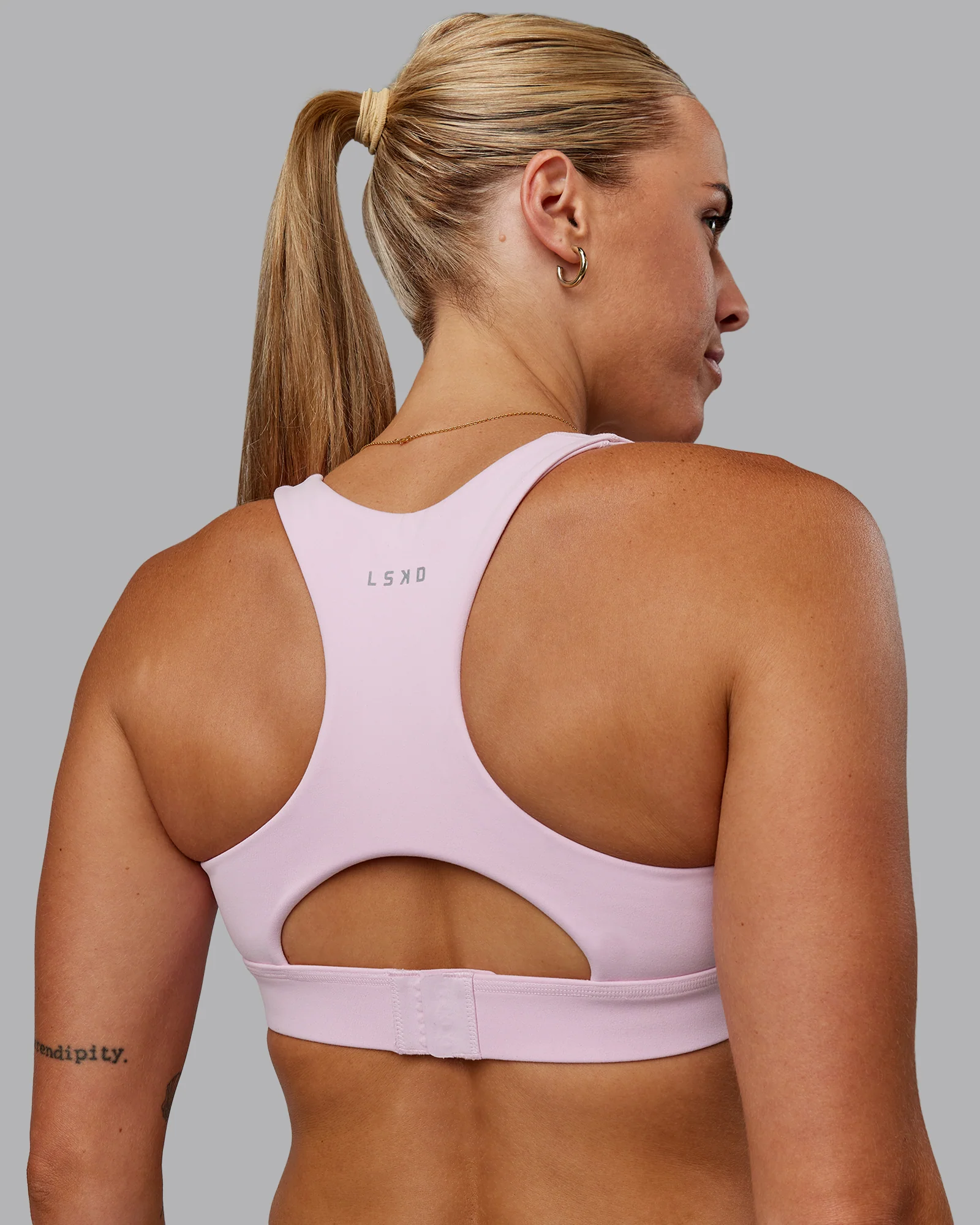 Race Day Sports Bra - Marshmallow
