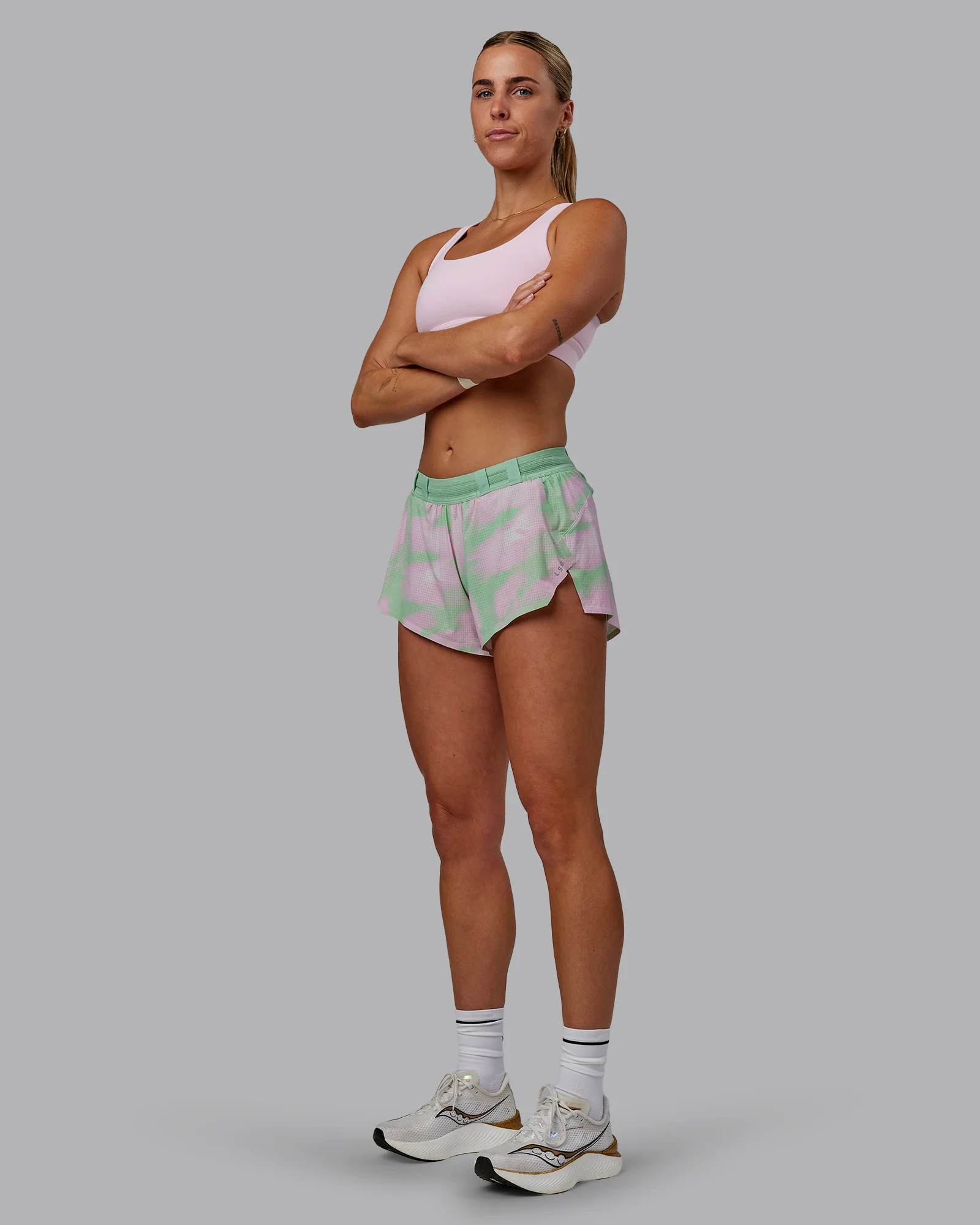 Race Day Sports Bra - Marshmallow