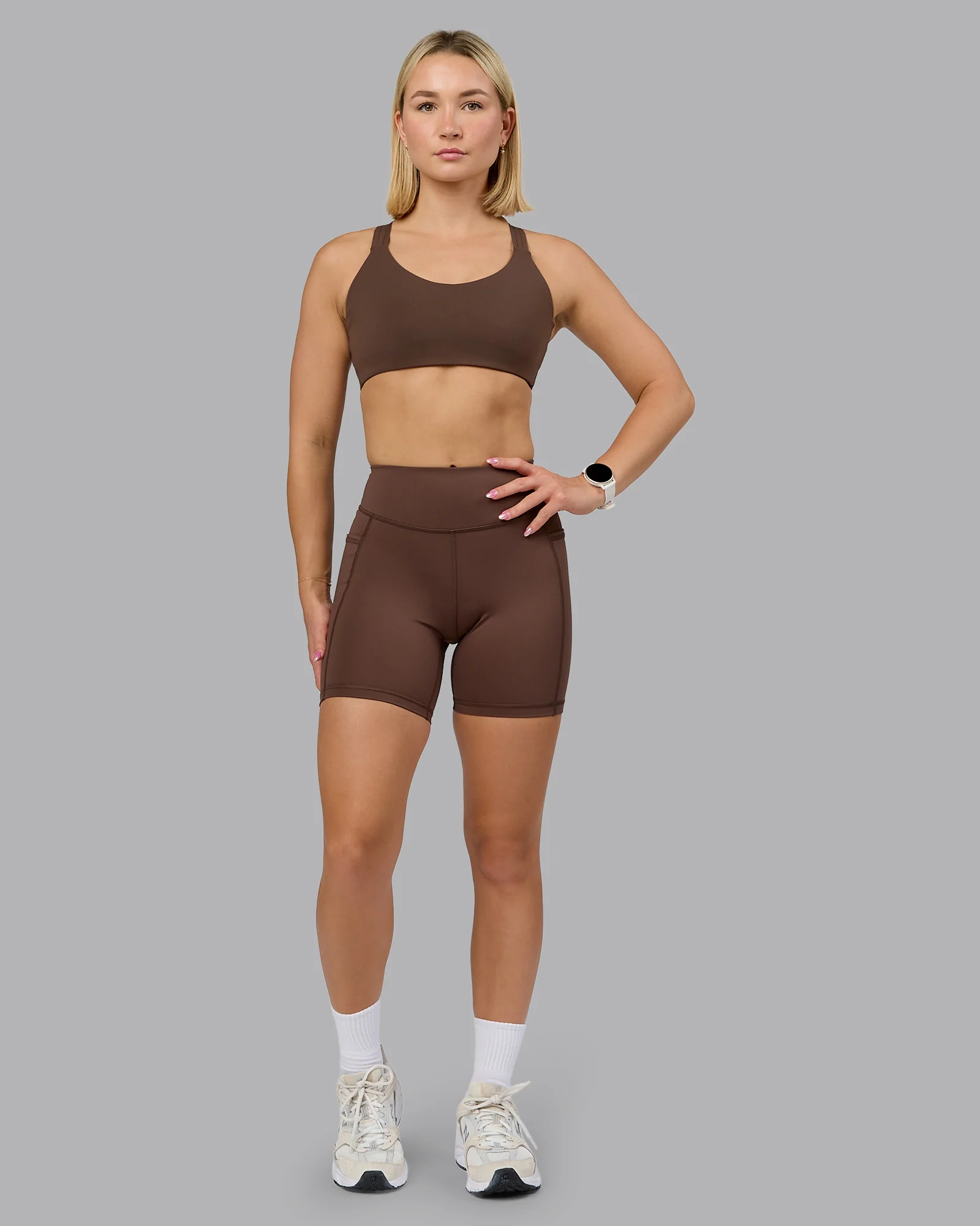 Push The Limit Sports Bra - Chocolate Martini 1 Push The Limit Sports Bra - Chocolate Martini