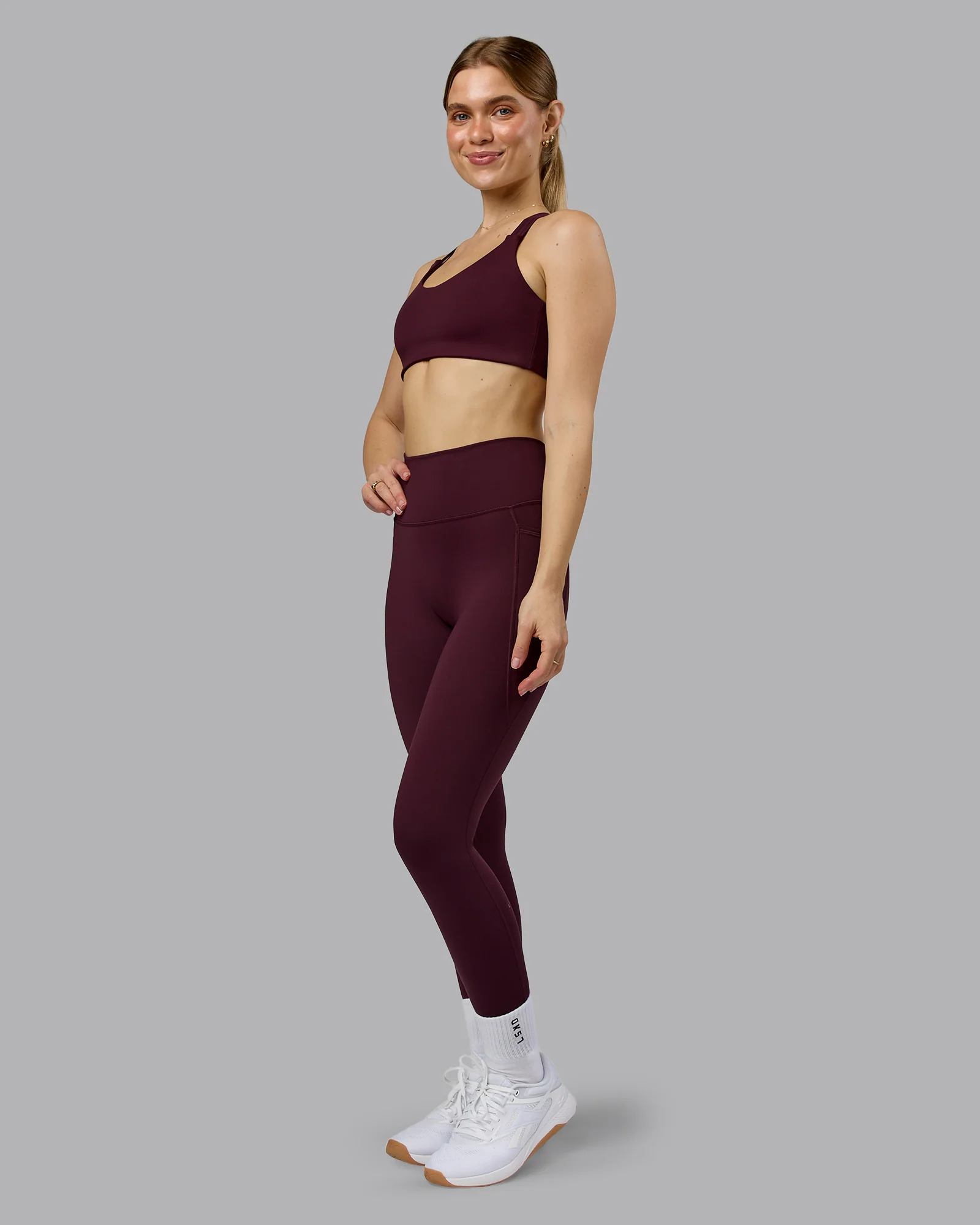 Push The Limit Sports Bra - Cherry Lacquer 6 Push The Limit Sports Bra - Cherry Lacquer