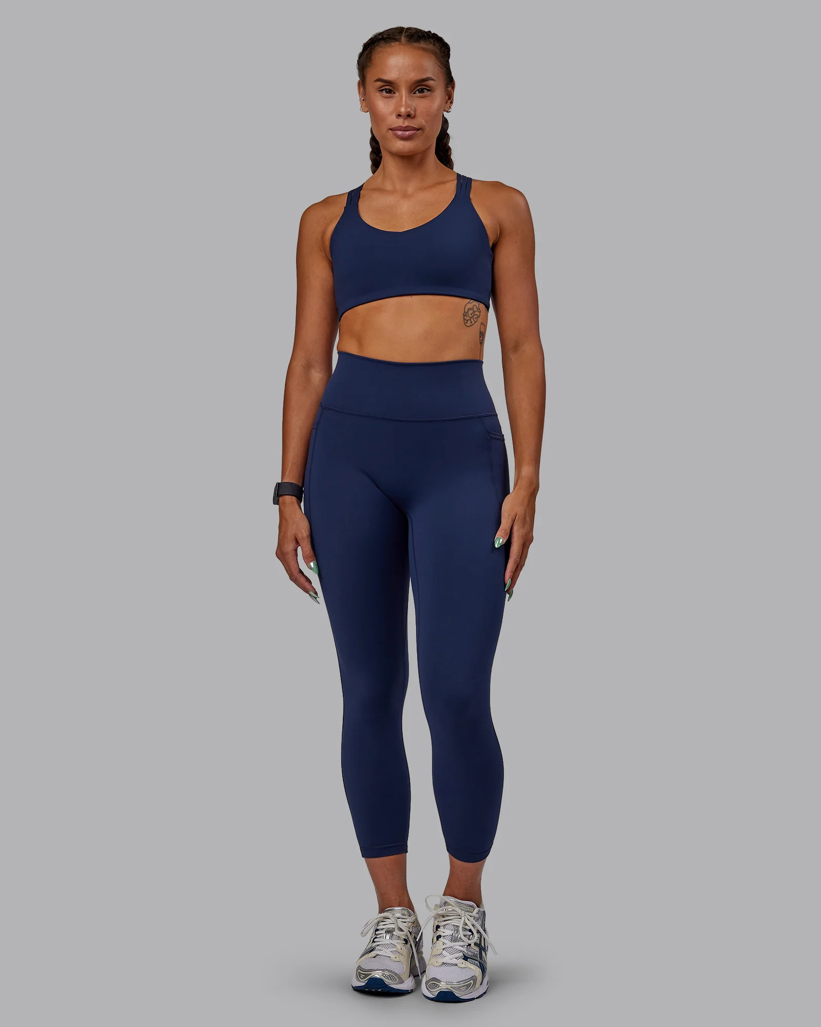 Push The Limit Sports Bra - Future Navy 7 Push The Limit Sports Bra - Future Navy