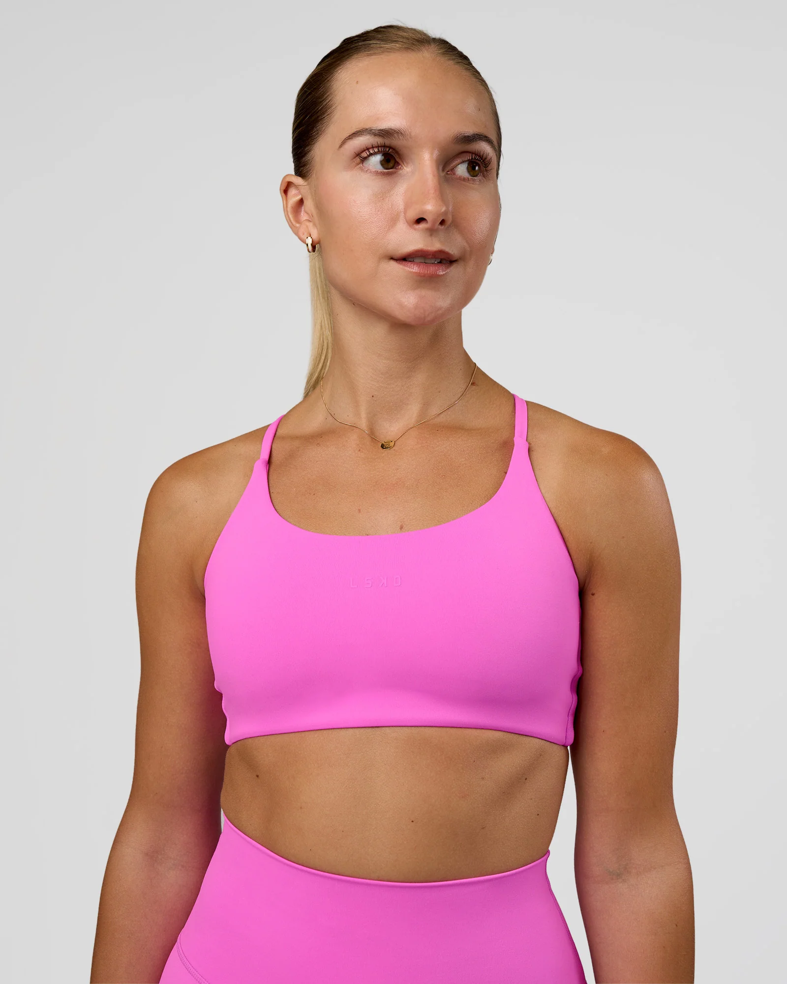 Twist Sports Bra - Ultra Fuchsia