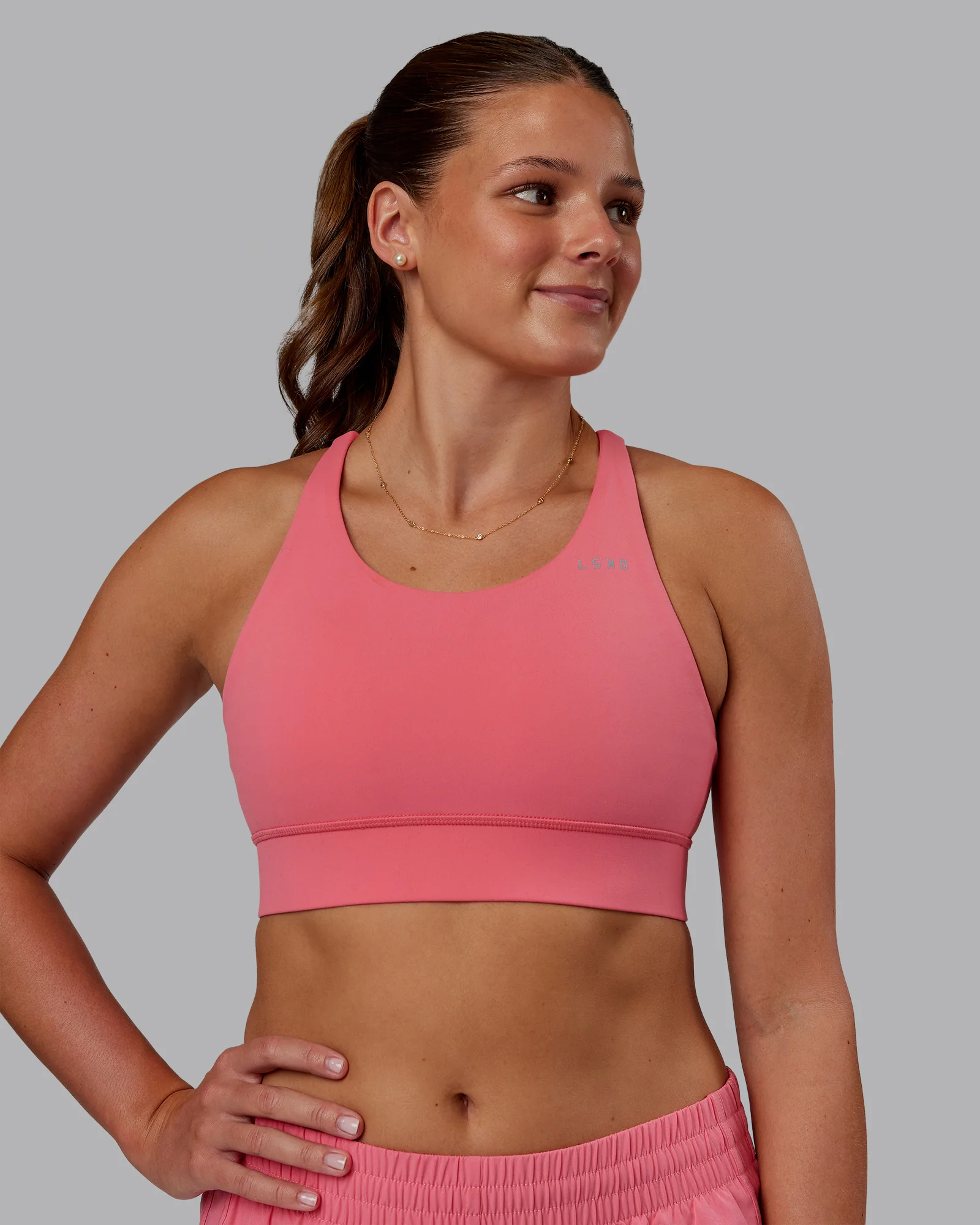 Accelerate Sports Bra - Pink Lemonade 1 Accelerate Sports Bra - Pink Lemonade