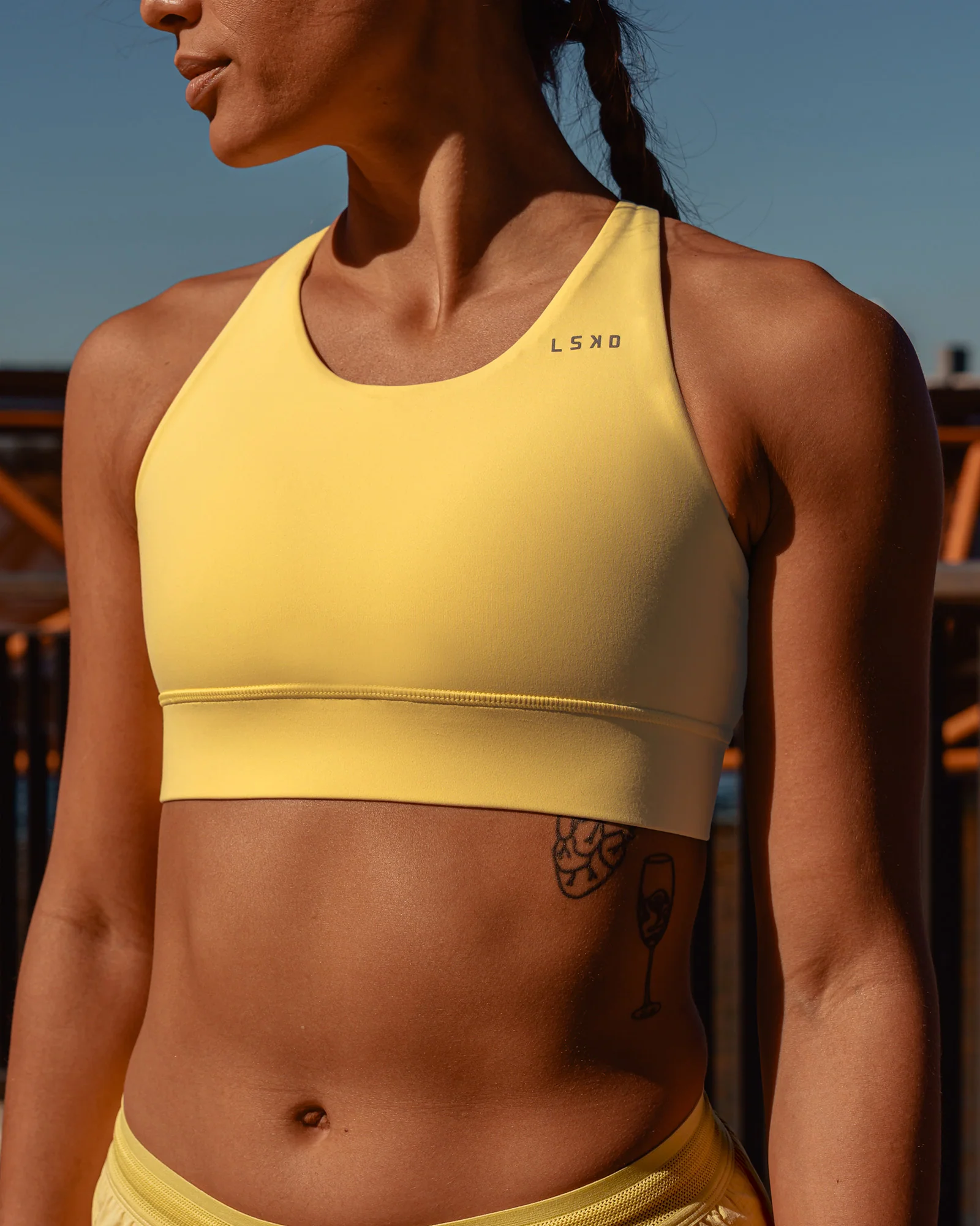 Accelerate Sports Bra - Lemon