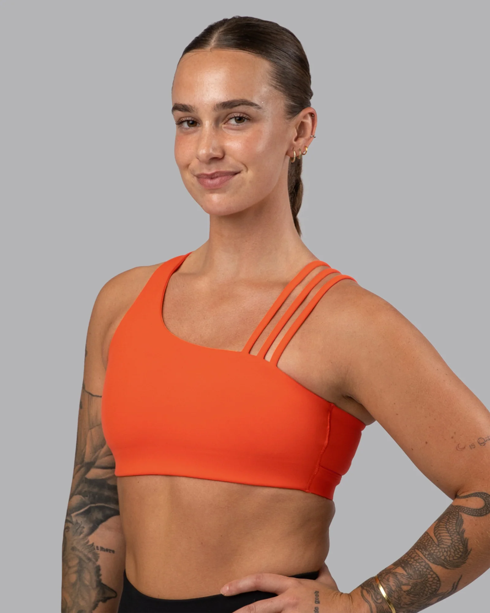 Galvanise Sports Bra 2.0 - Ultra Orange 1 Galvanise Sports Bra 2.0 - Ultra Orange