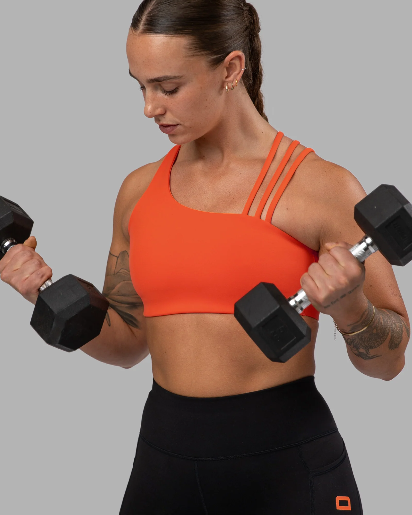 Galvanise Sports Bra 2.0 - Ultra Orange 5 Galvanise Sports Bra 2.0 - Ultra Orange