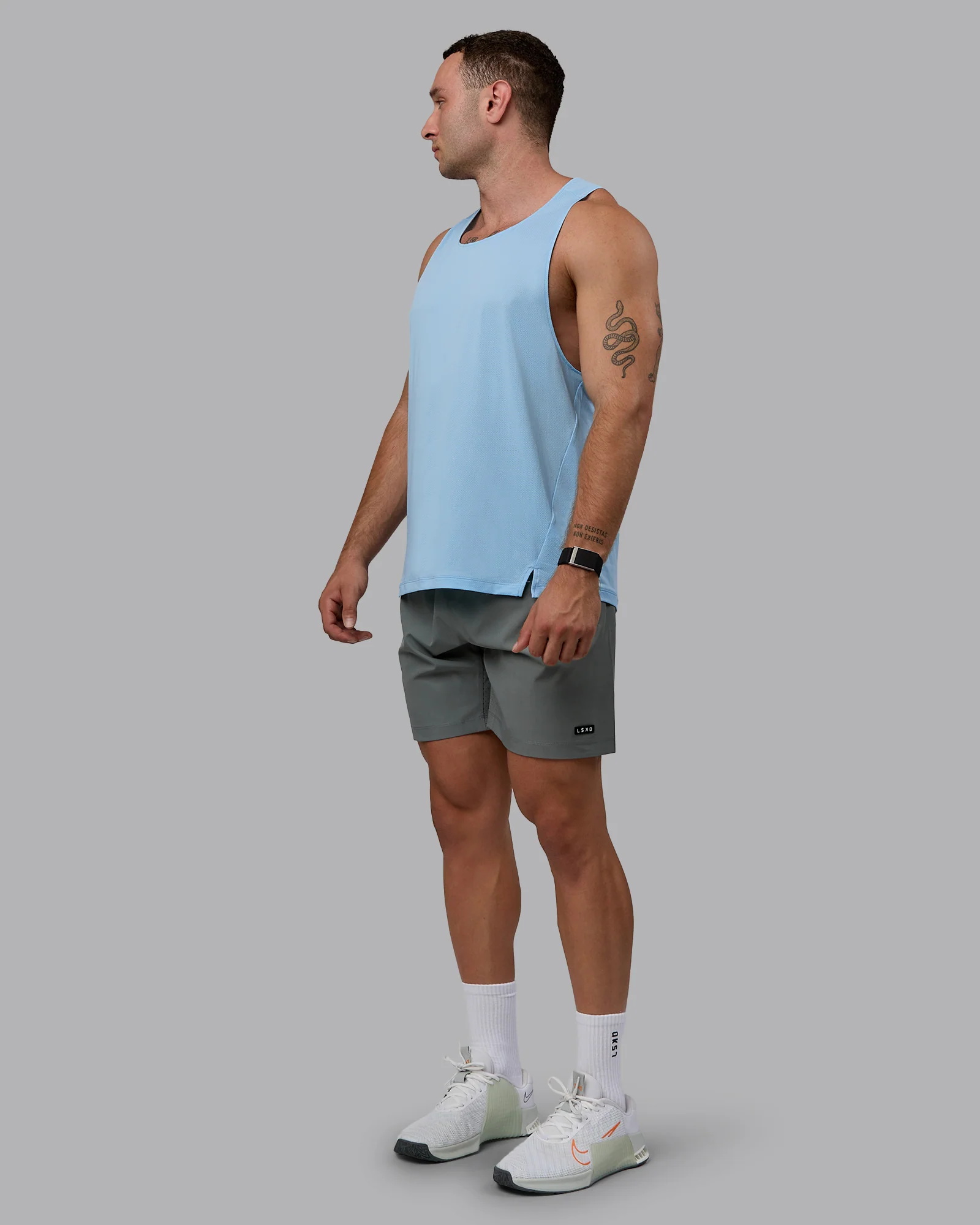 Pace Running Tank - Glacial Blue 2 Pace Running Tank - Glacial Blue