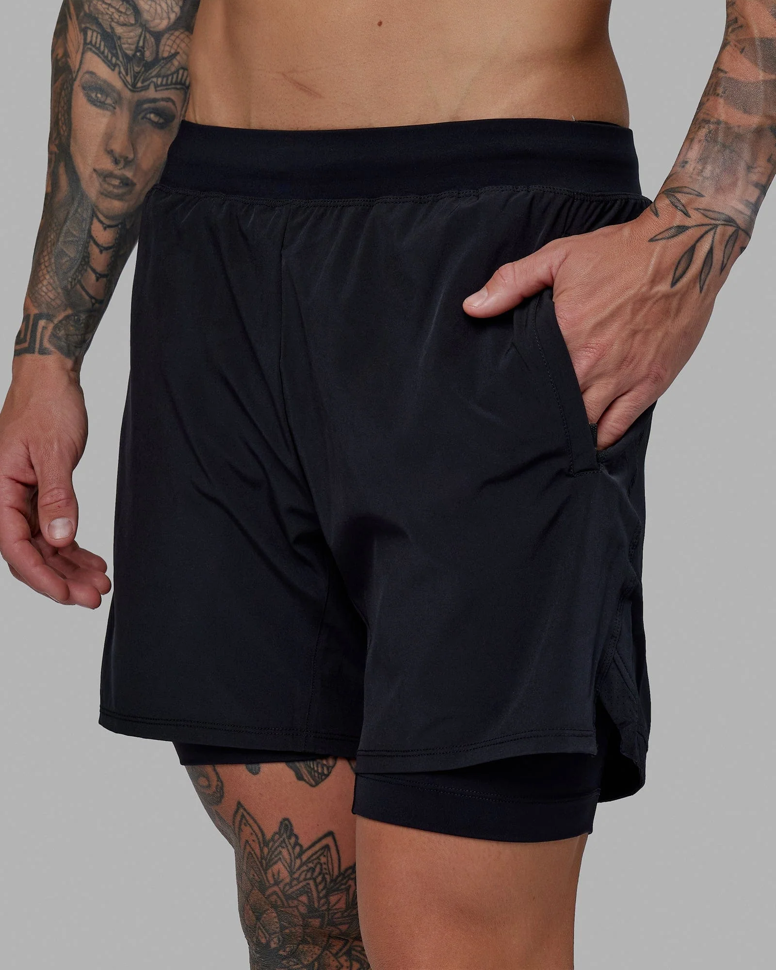 Challenger 6" Lined Performance Short - Black 3 Challenger 6" Lined Performance Short - Black