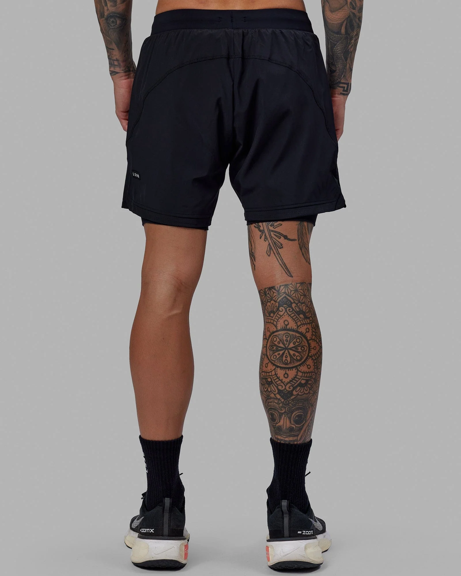 Challenger 6" Lined Performance Short - Black 4 Challenger 6" Lined Performance Short - Black