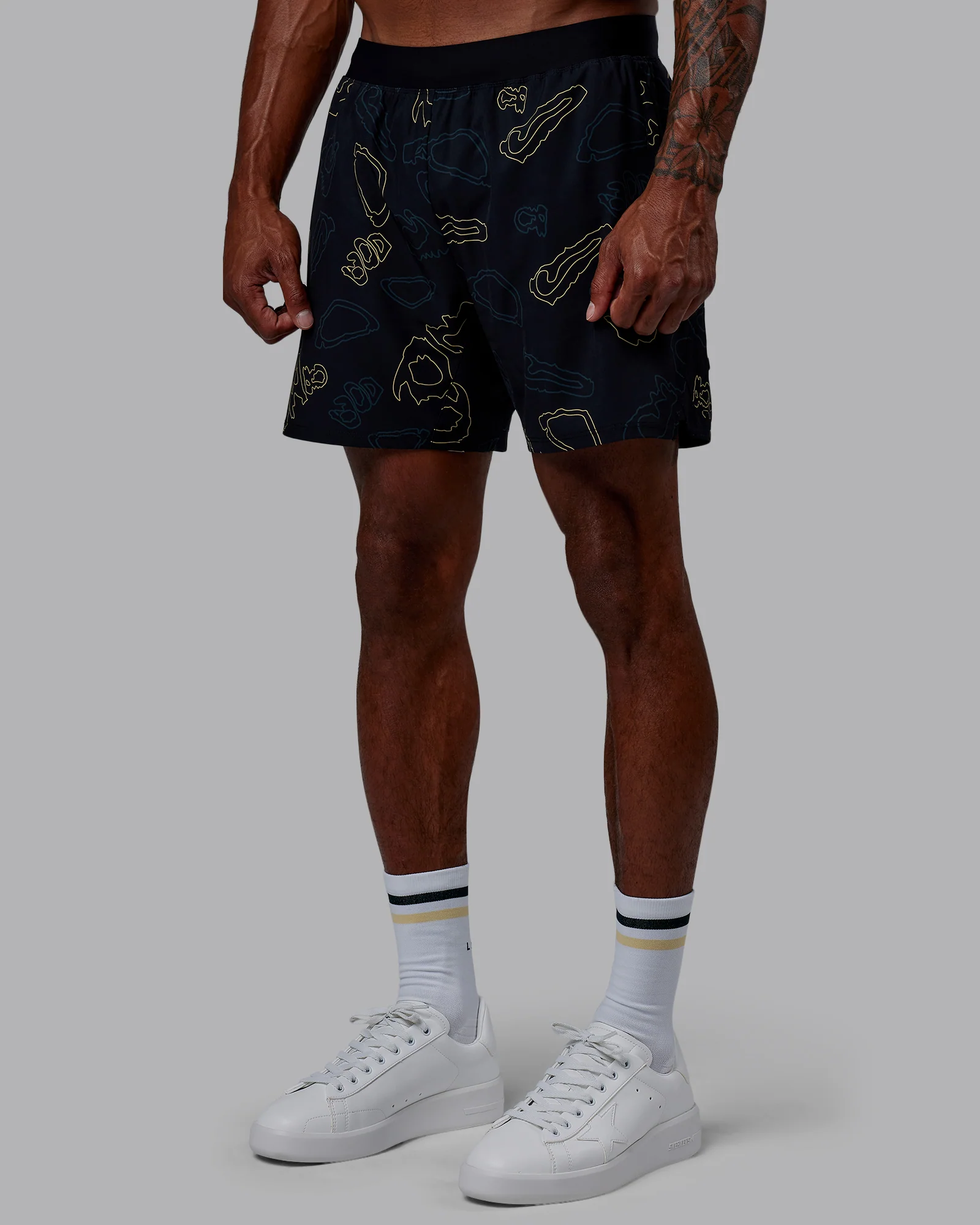Patty Mills Challenger 6" Performance Short - Black-Vital Green 10 Patty Mills Challenger 6" Performance Short - Black-Vital Green