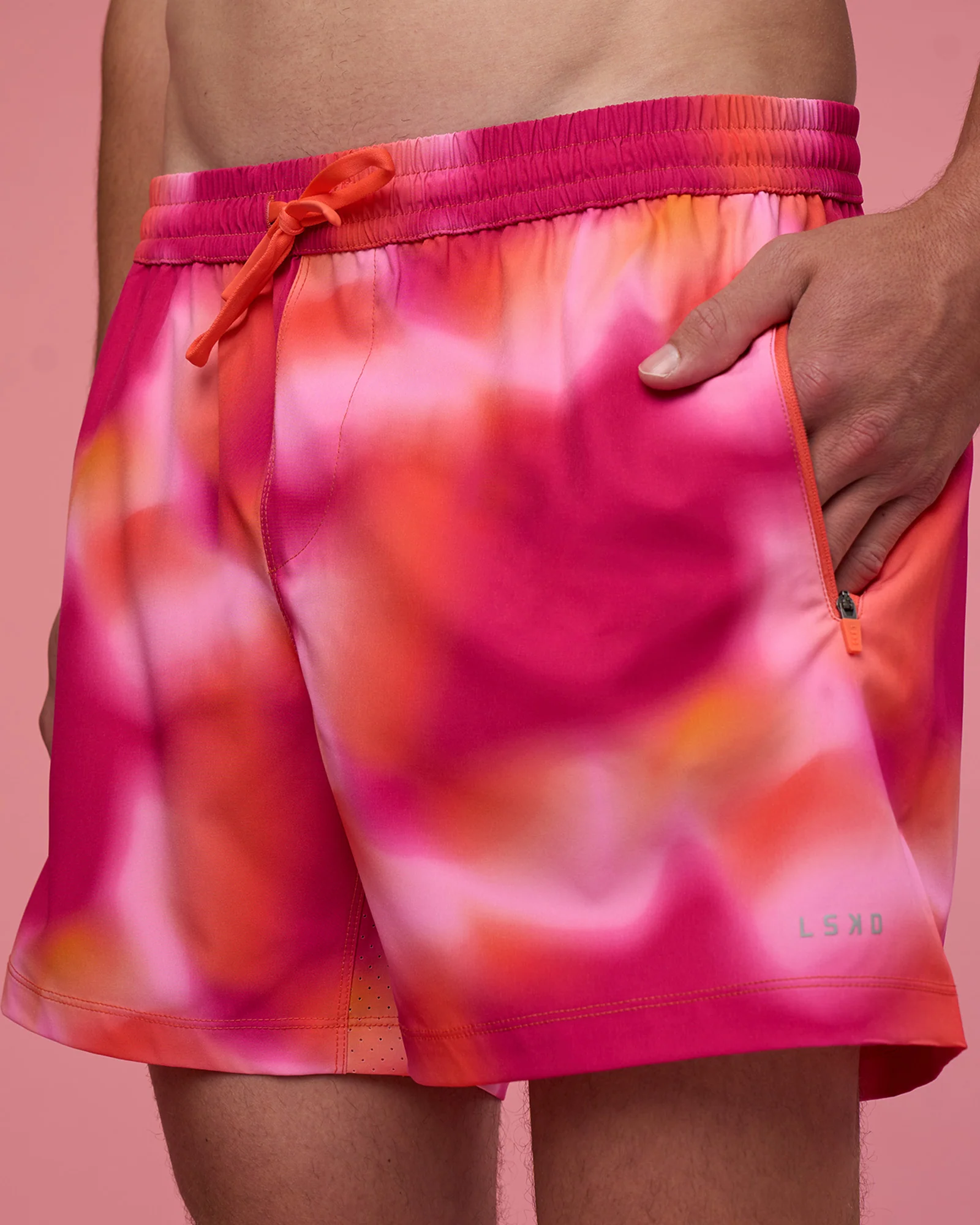 Rep 5" Performance Short - Pink Glow Print