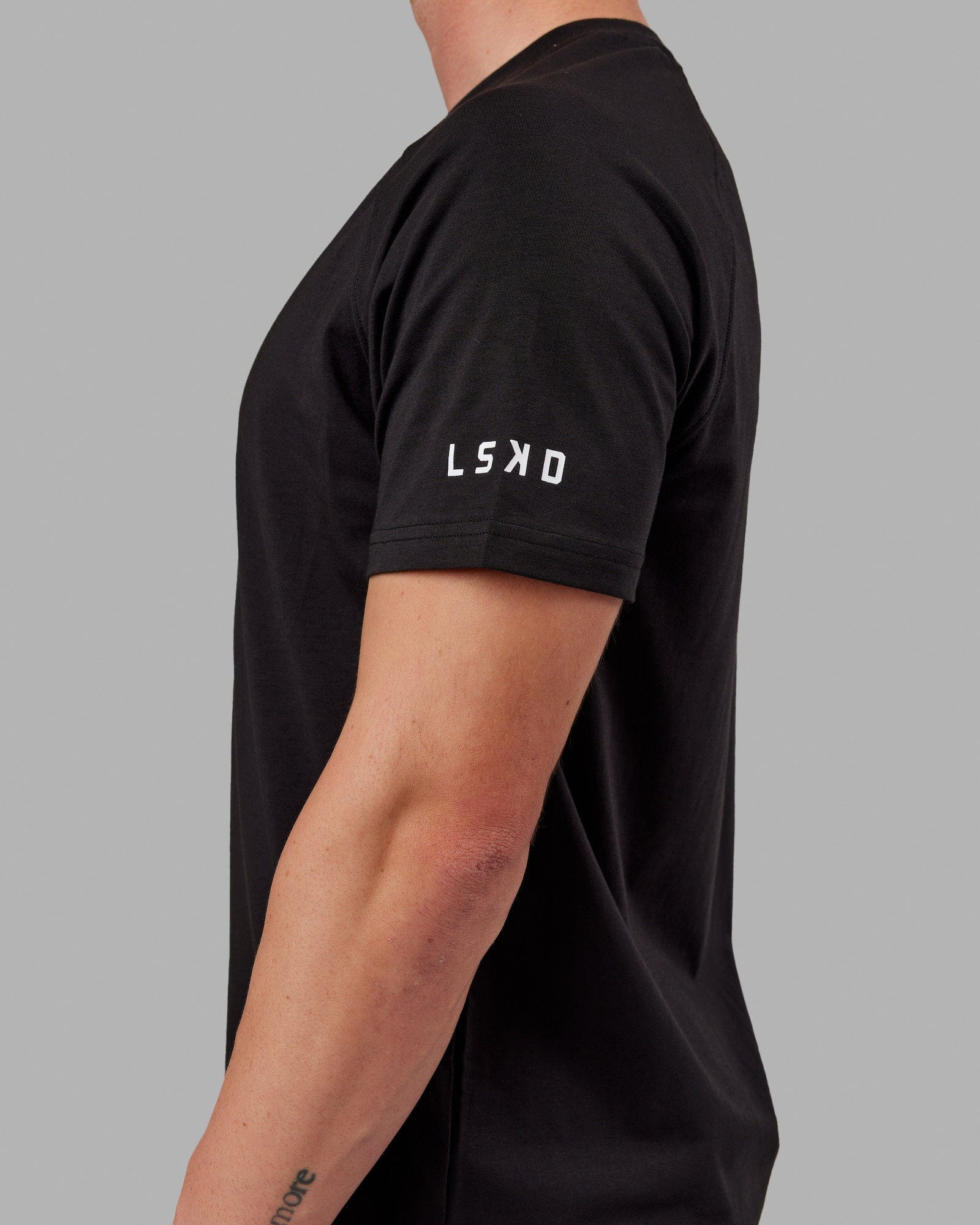 Fitstop Fast FLXCotton Tee - Black-White 5 Fitstop Fast FLXCotton Tee - Black-White