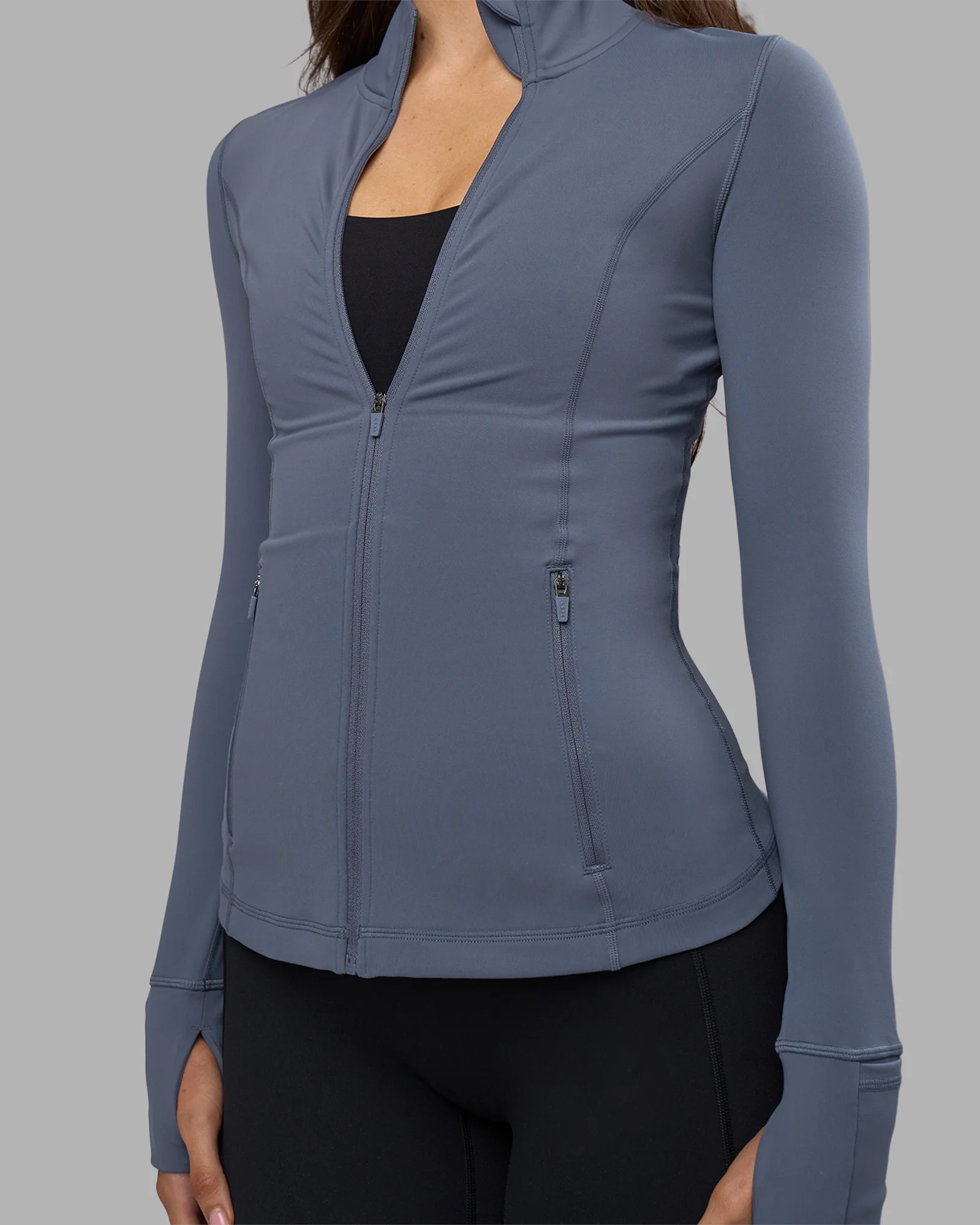 Stride Zip Through Jacket - Night Shadow