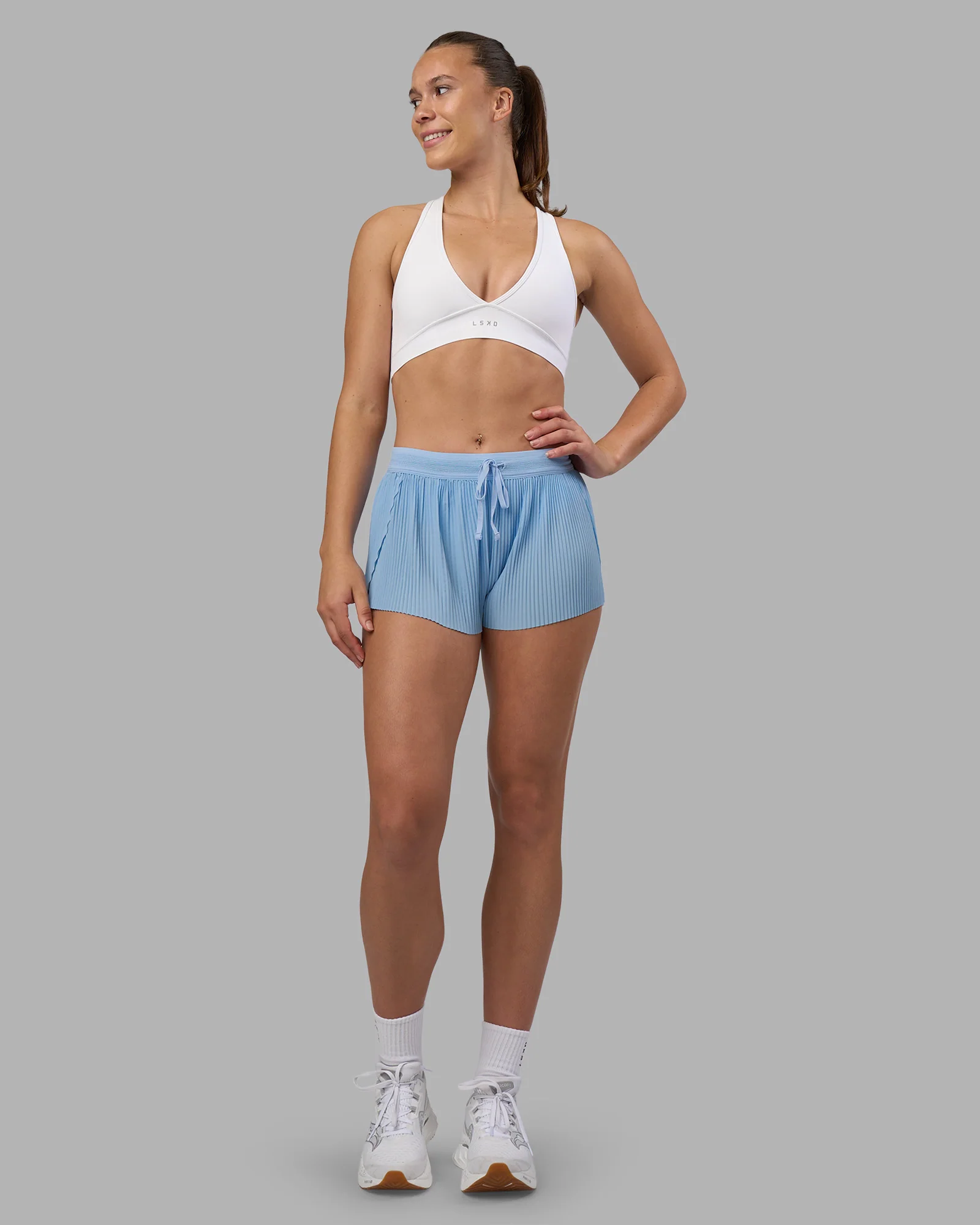 Accelerate 3" Pleated Mid-Rise Running Short - Open Air 9 Accelerate 3" Pleated Mid-Rise Running Short - Open Air