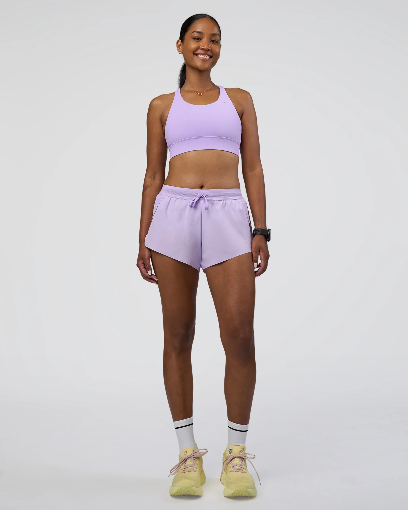 Accelerate 3" Mid-Rise Running Short - Pale Lilac