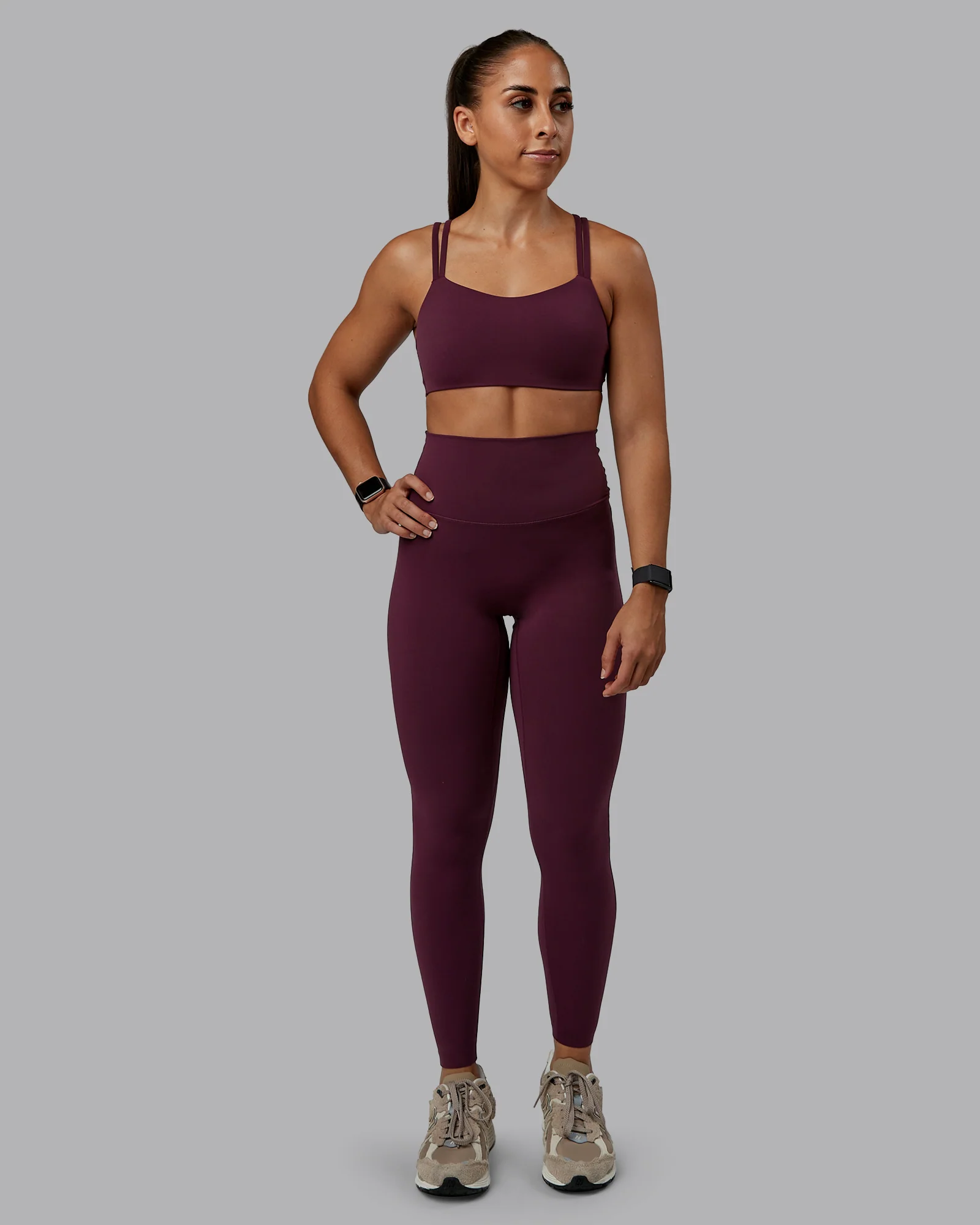 Elixir Ultra High-Rise Full Length Legging - Cherry Lacquer