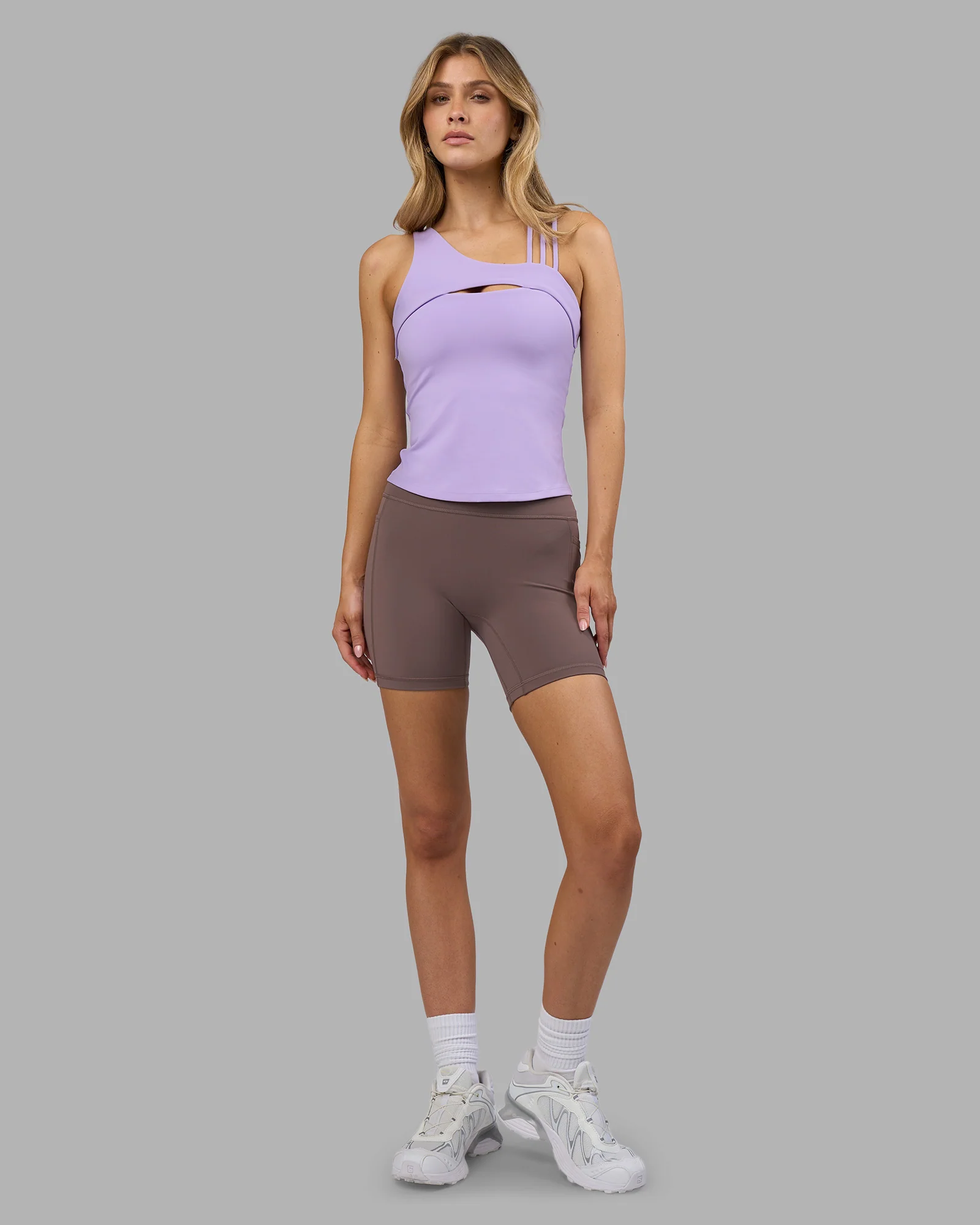 Galvanise Splice Shelf Bra Tank - Pale Lilac 6 Galvanise Splice Shelf Bra Tank - Pale Lilac