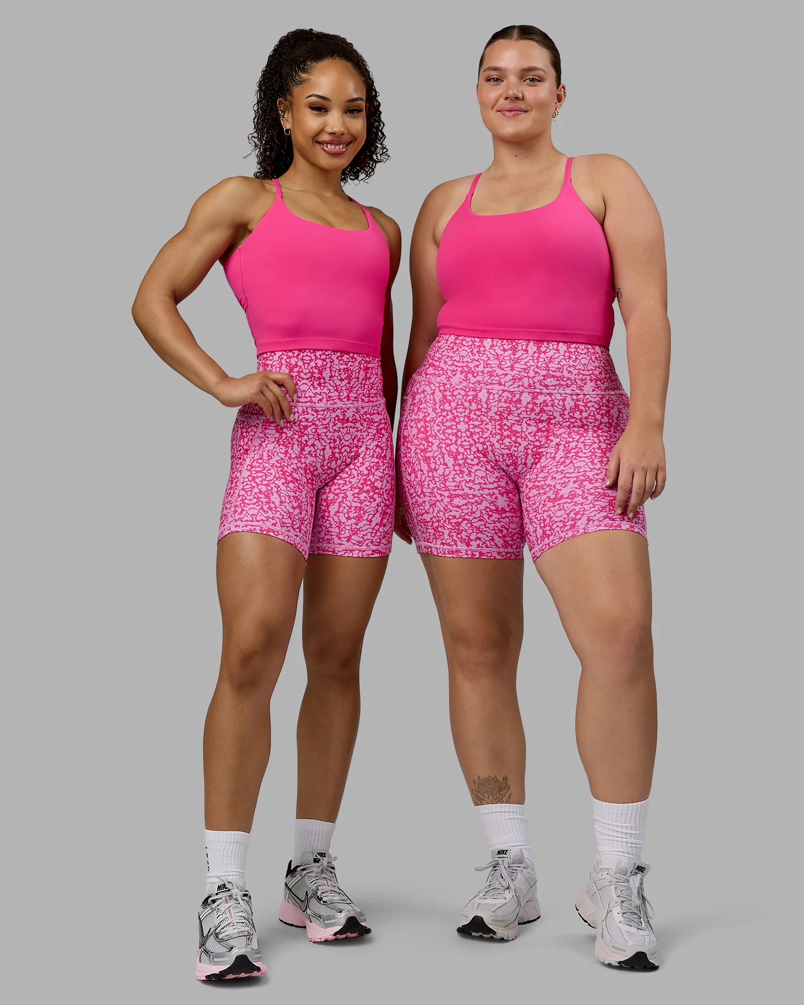 Twist Tank With Shelf Bra - Ultra Pink 5 Twist Tank With Shelf Bra - Ultra Pink