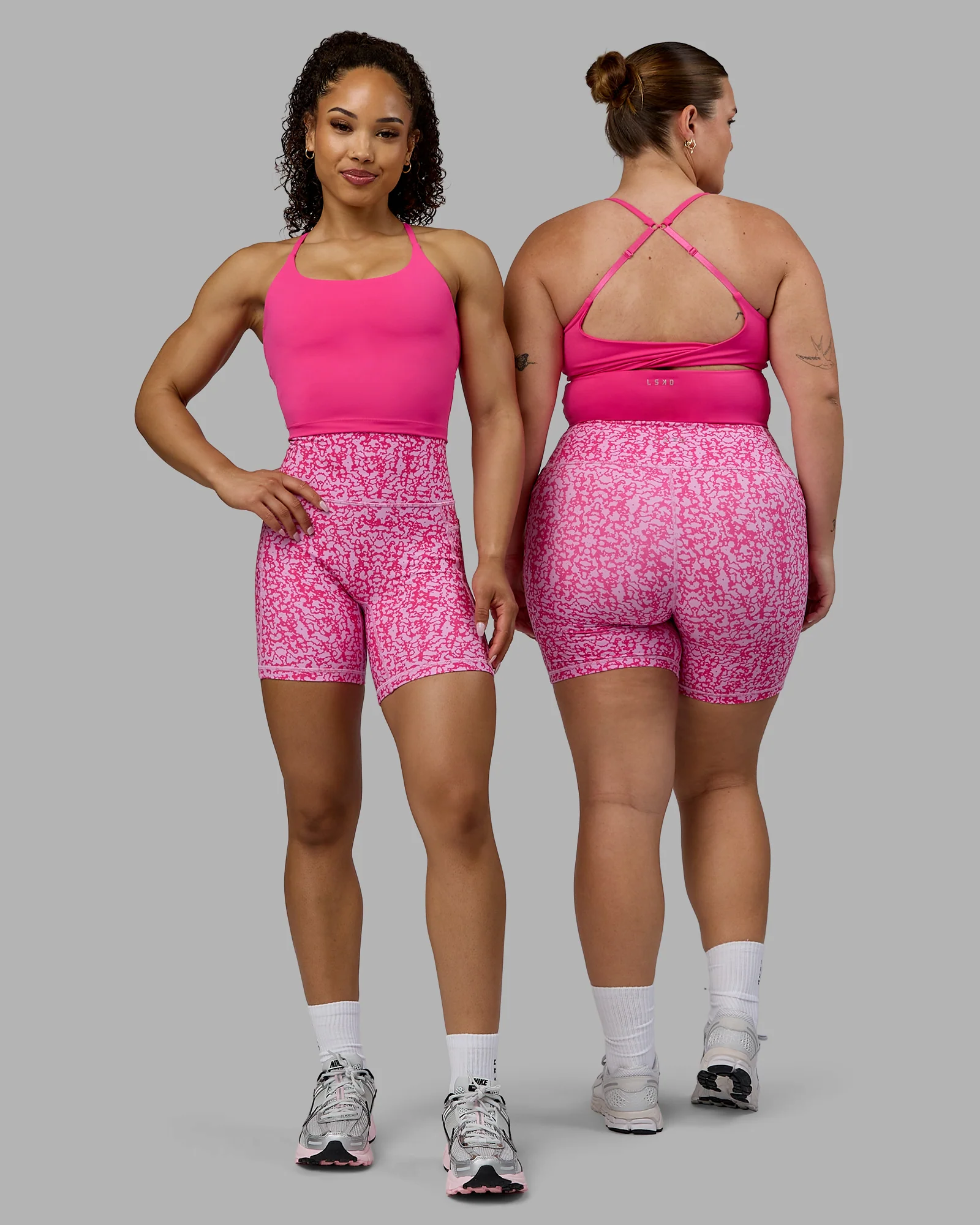 Twist Tank With Shelf Bra - Ultra Pink 8 Twist Tank With Shelf Bra - Ultra Pink