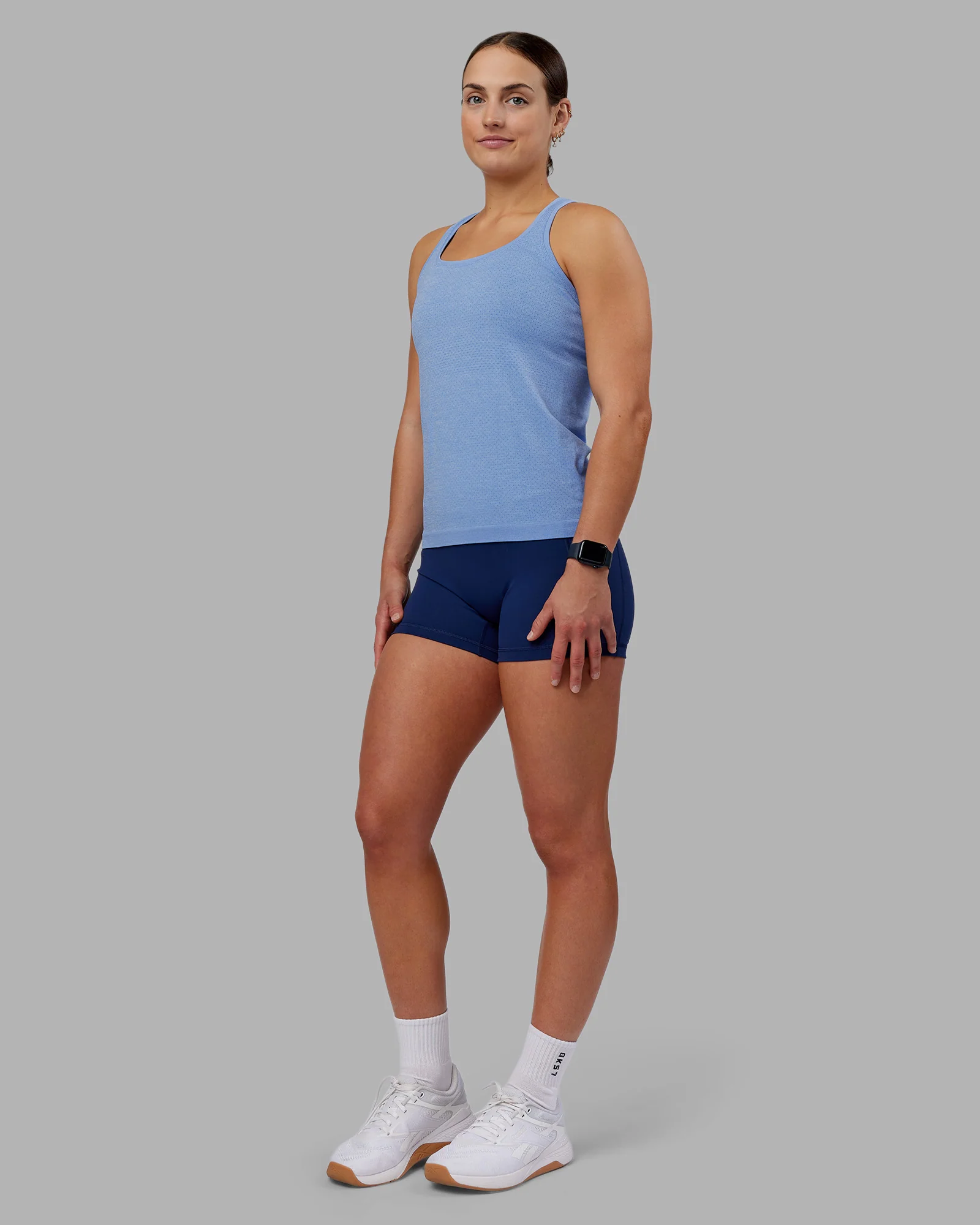 AeroFLX+ Seamless Tank - Cornflower Blue Marl