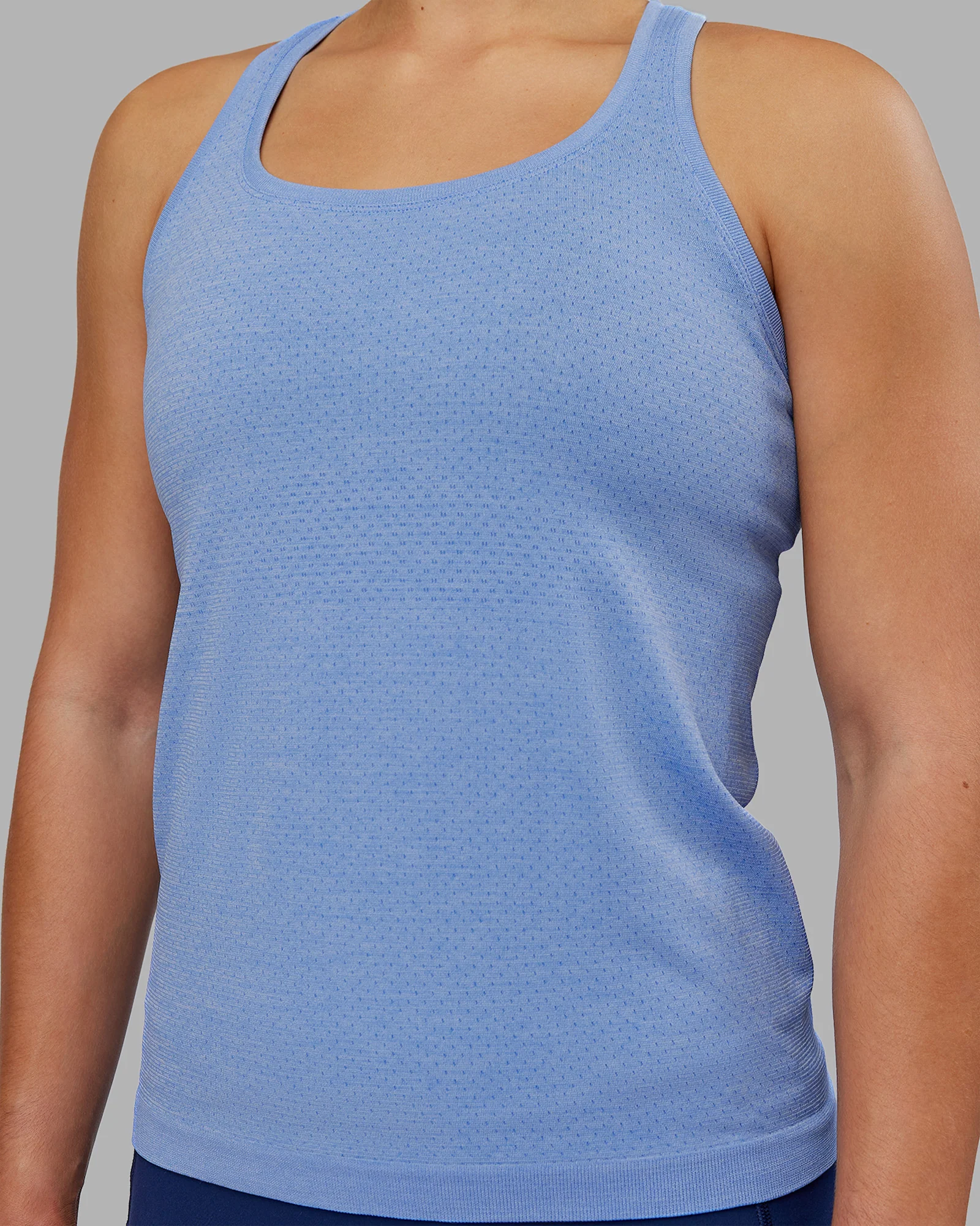 AeroFLX+ Seamless Tank - Cornflower Blue Marl