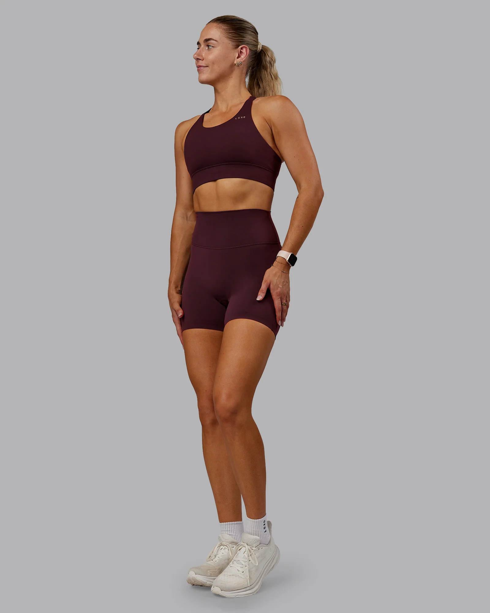 Accelerate Sports Bra - Cherry Lacquer