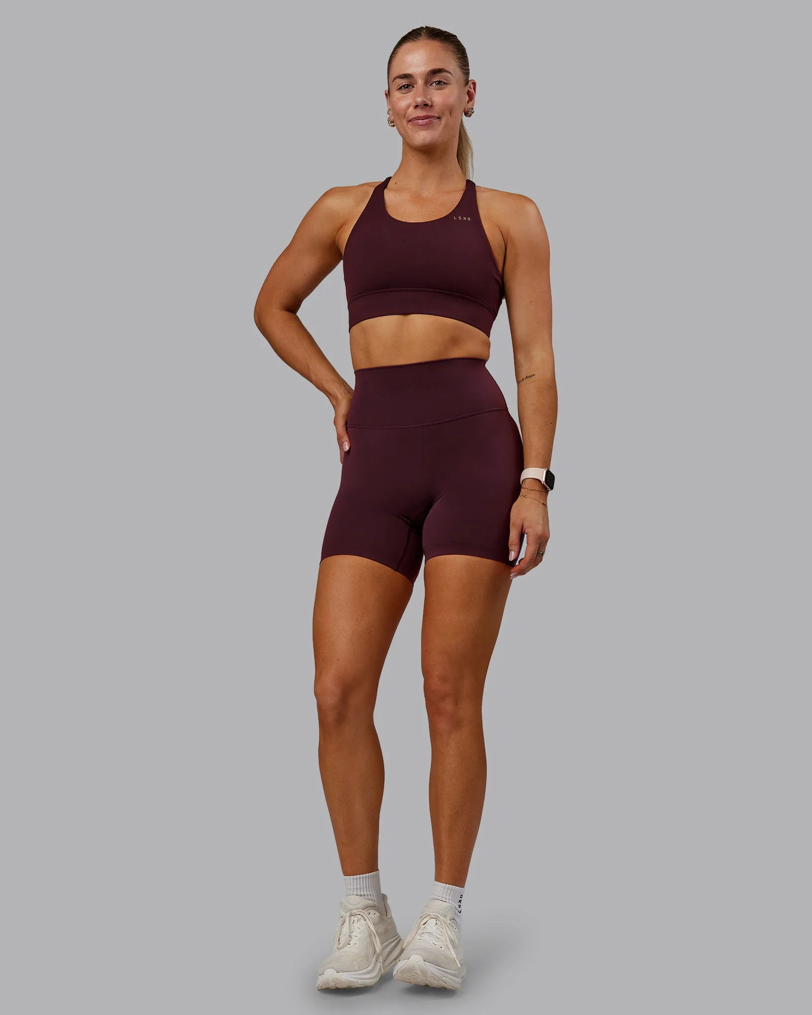 Accelerate Sports Bra - Cherry Lacquer